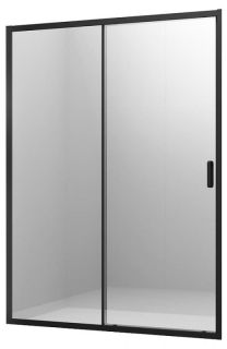 Душевая дверь Ambassador Forsa 17021219AB 130см чёрный/прозрачное